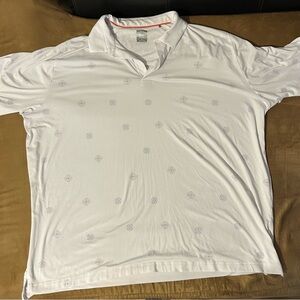 Callaway Men's White Polo with Graphic Details 3XL